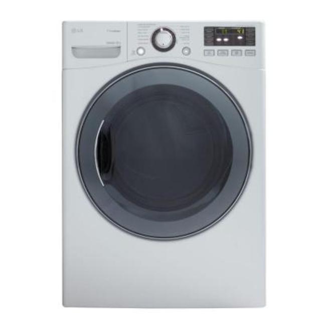 7.4 cu. ft. Electric Dryer with Steam in White