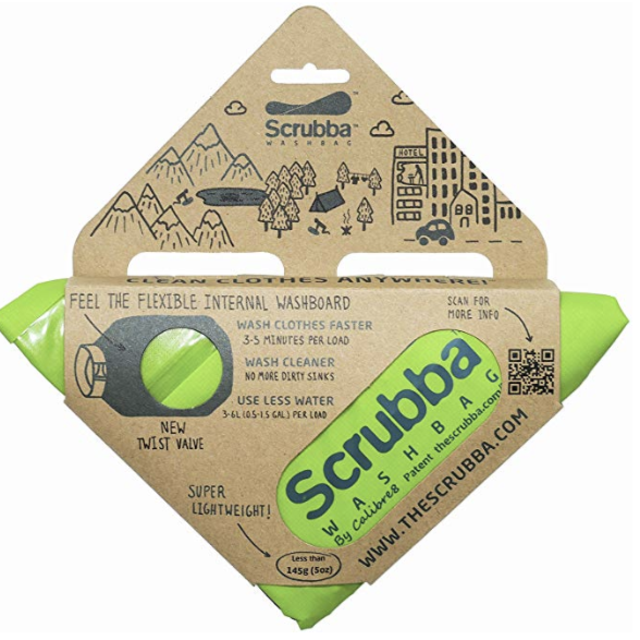 Scrubba Wash Bag - Portable Laundry System For Camping, Hiking, Backpacking and Travel