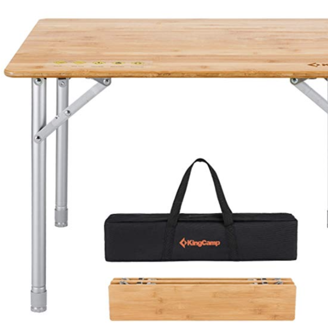 Bamboo Folding camping table