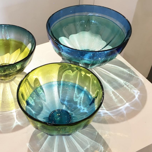 Large Glass Serving Bowl — Kathryn Adams NC Glass Center