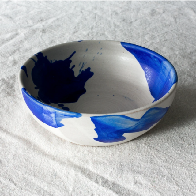 Settle Soup Bowl: Royal Splash - Settle Ceramics