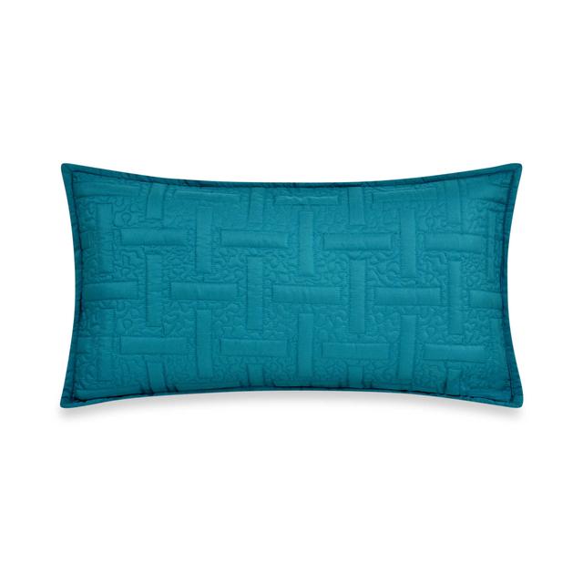 DKNY Crosstown Oblong Throw Pillow in Teal