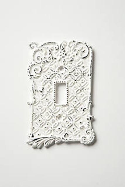 Tin Roof Switch Plate, Single