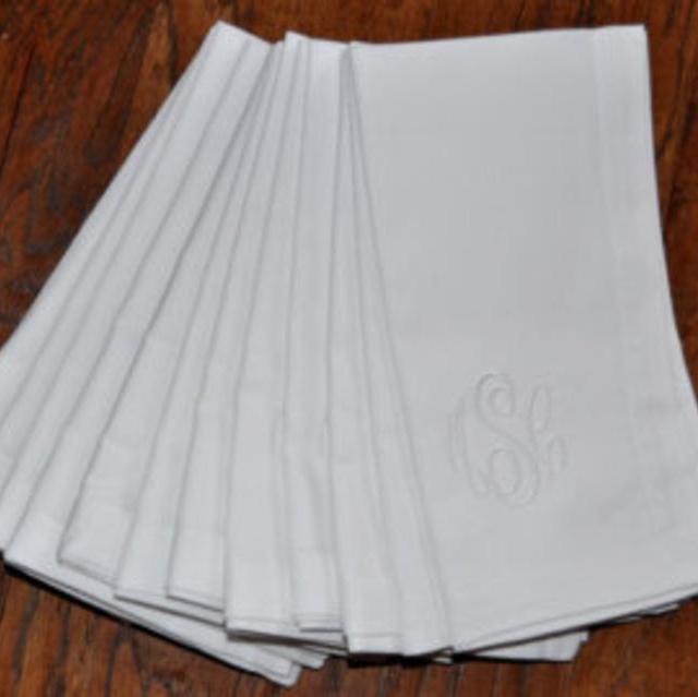 12 Custom Dinner Napkins