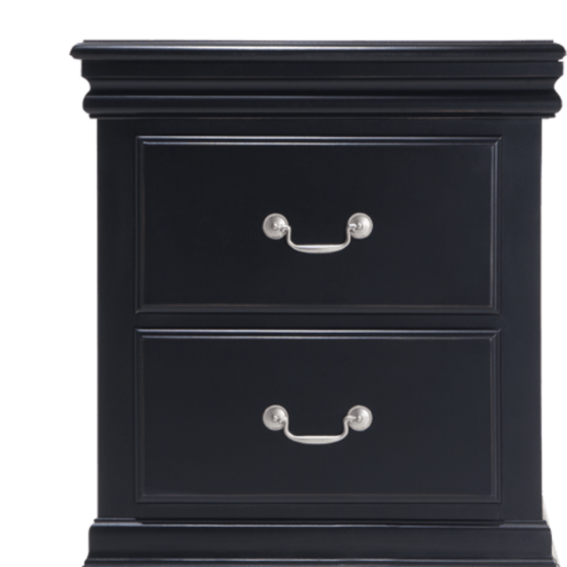 Louie Louie Nightstand in Black