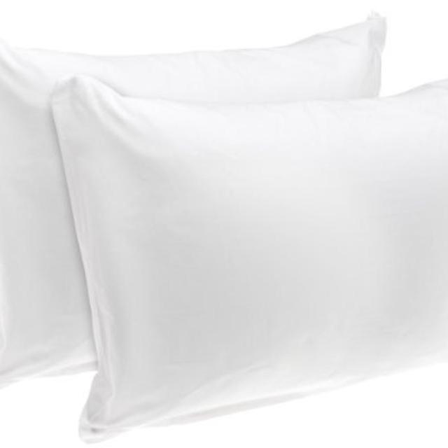 Rest Right 100% Cotton Zippered Pillow Protector, Set of 2