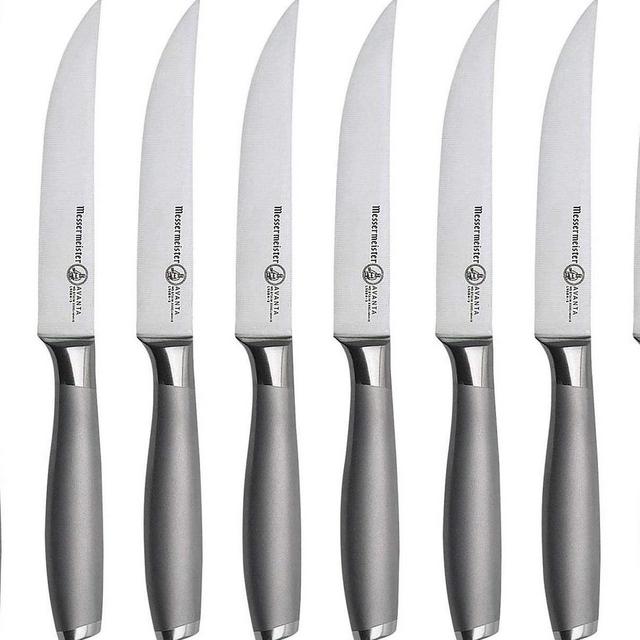 Messermeister Avanta Fine Edge Steak Knife Set - Stainless, 8-Piece
