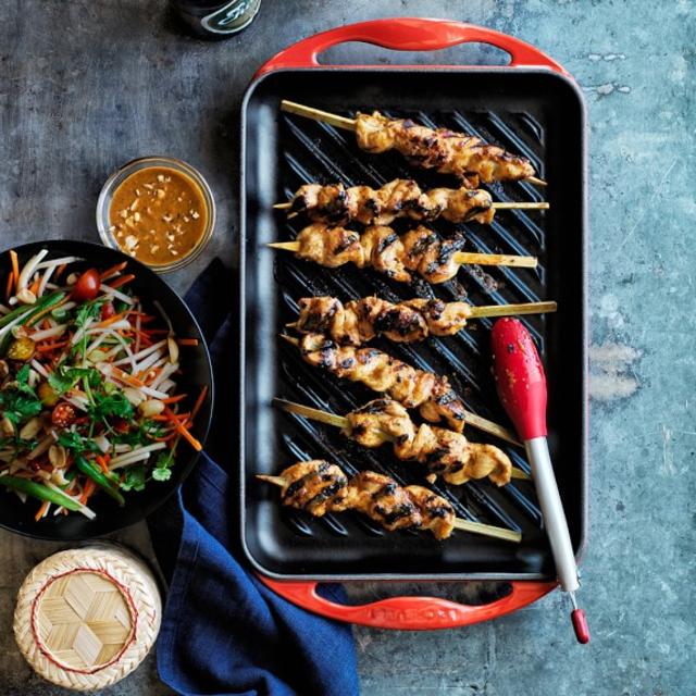 Palm Green - Le Creuset Cast-Iron Rectangular Skinny Grill