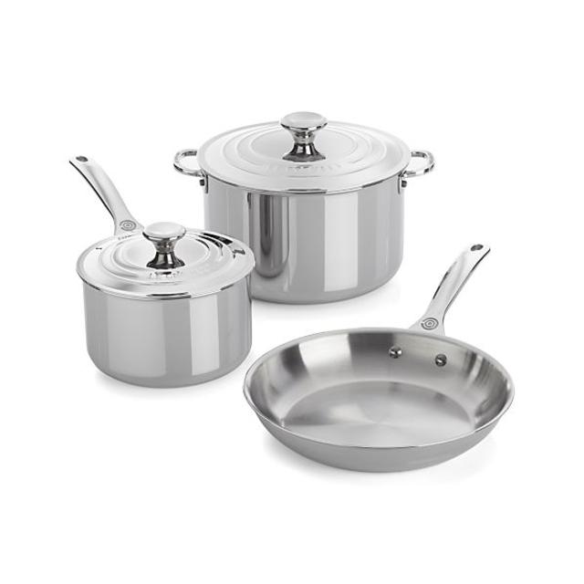 Le Creuset ® Signature Stainless Steel 5-Piece Cookware Set