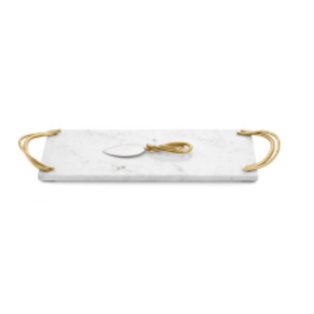 Michael Aram Calla Lily Small Cheese Board w/ Spreader