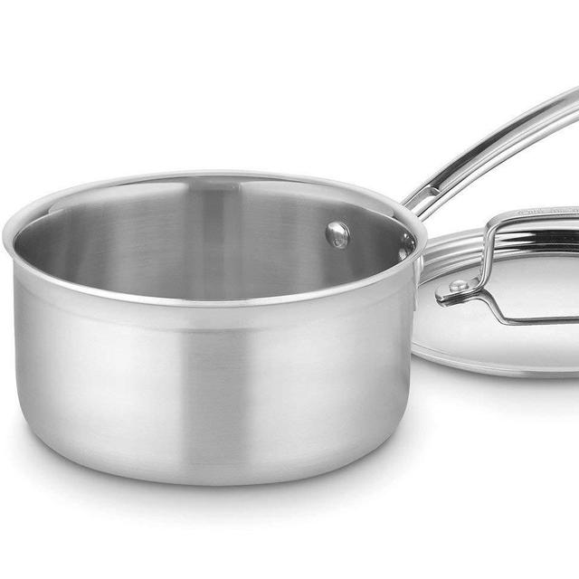 Cuisinart MCP19-18N MultiClad Pro Stainless Steel 2-Quart Saucepan with Cover
