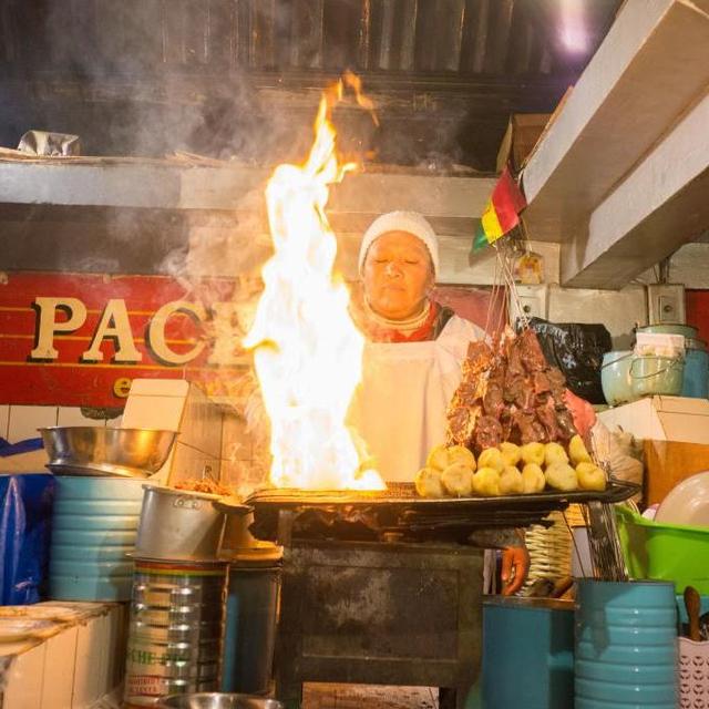 A nice dinner on our honeymoon