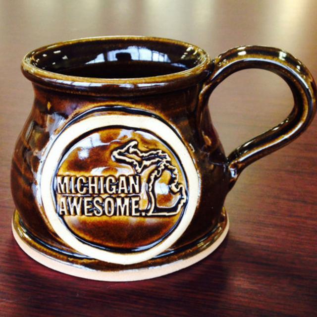 Handmade Michigan Awesome Mug