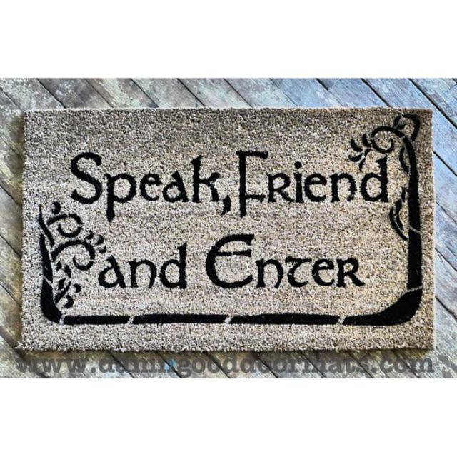 Tolkien - Speak, Friend, and Enter- with  TREES