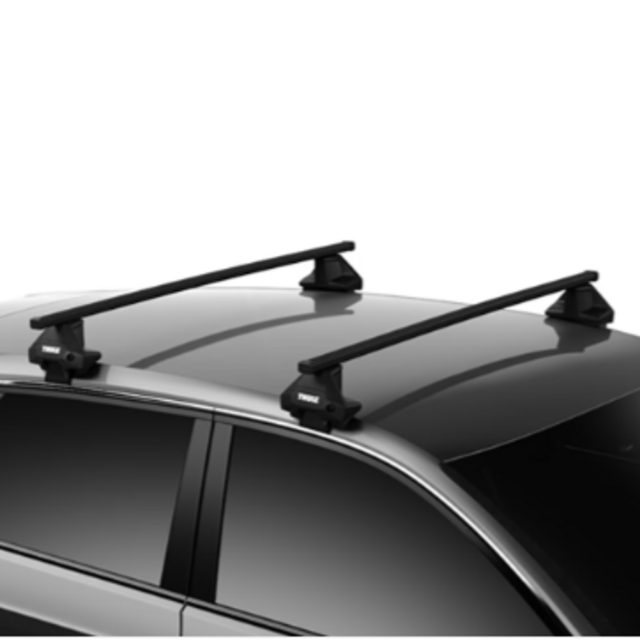 Thule SquareBar Evo roof rack system black