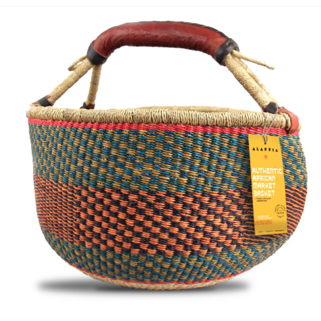Alaffia Authentic African Market Basket 15 x 9 x 14