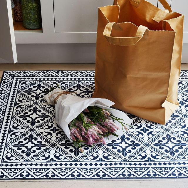 Mediterranean Vinyl Kitchen Mat
