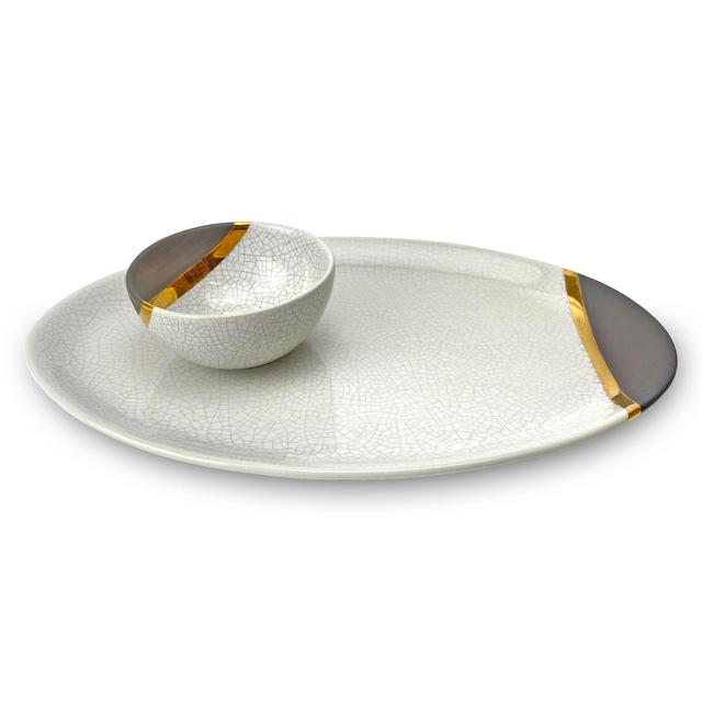 Platter w. Dip Bowl