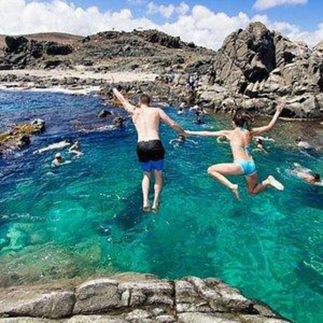 Natural Pool & Indian Cave Jeep Safari