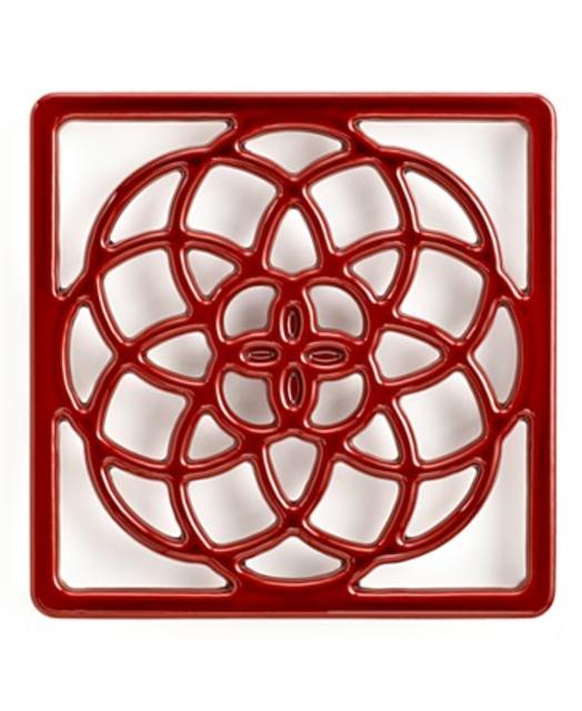 Martha Stewart Collection Collector's Enameled Cast Iron Trivet - Macy's