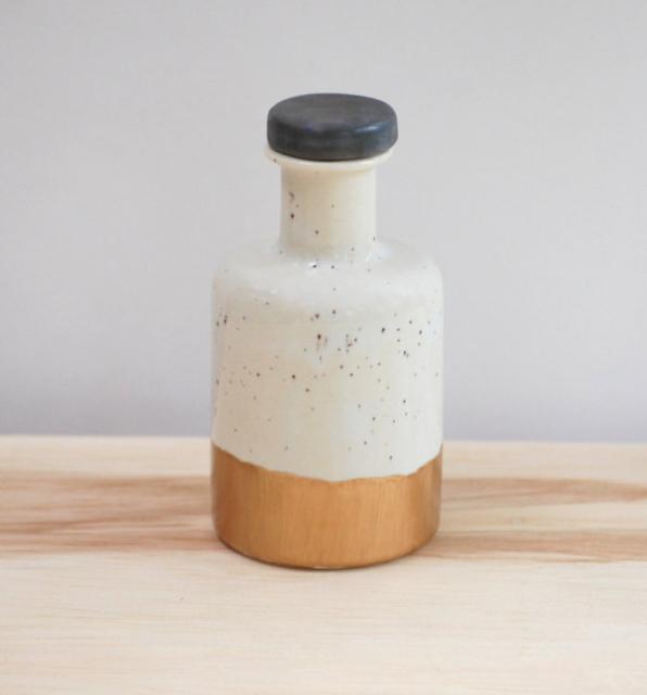 Dalmation & Copper Apothecary Bottle