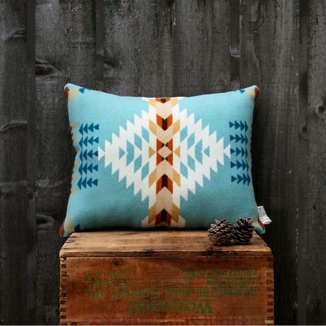 Echo Blue Pendleton Pillow