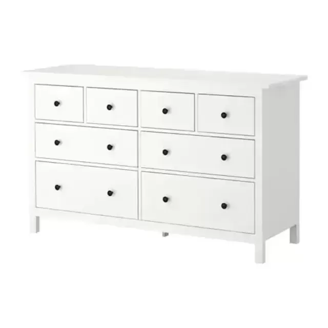 8-Drawer dresser- WHITE