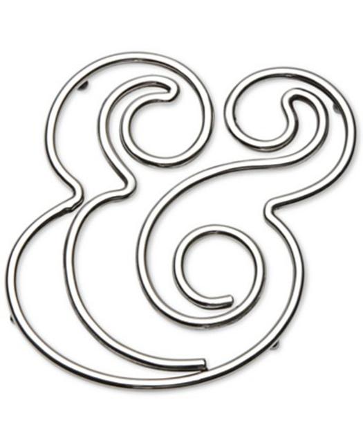 kate spade new york all in good taste Stainless Steel Trivet