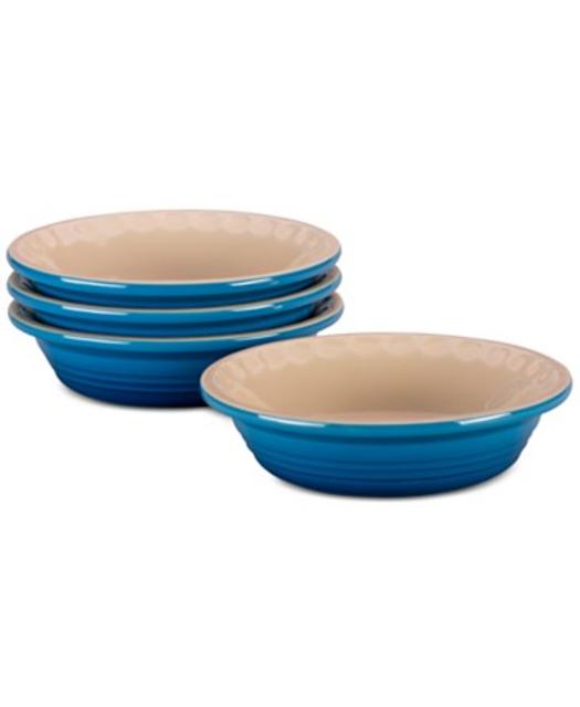 Le Creuset 4-Pc. Petite Stoneware Pie Dish Set