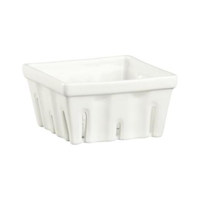 Berry Box White Colander