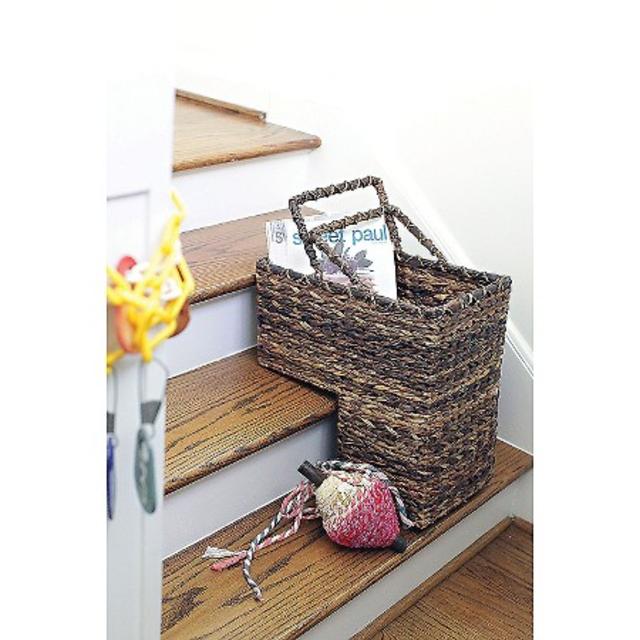 Target BacBac Leaf Woven Stair Basket