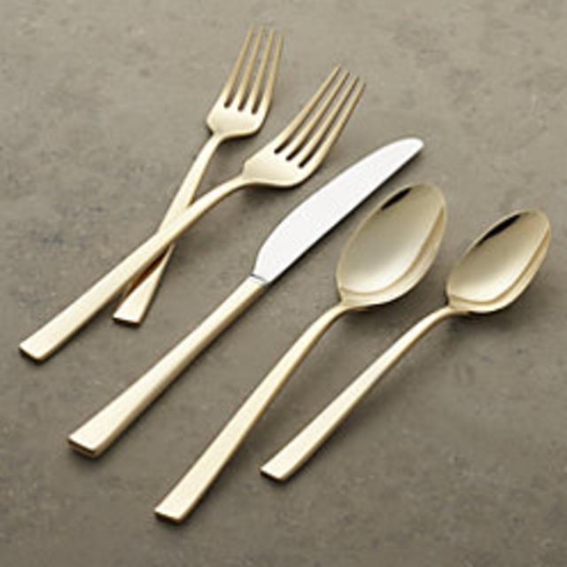Emory Gold 20-Piece Flatware Set