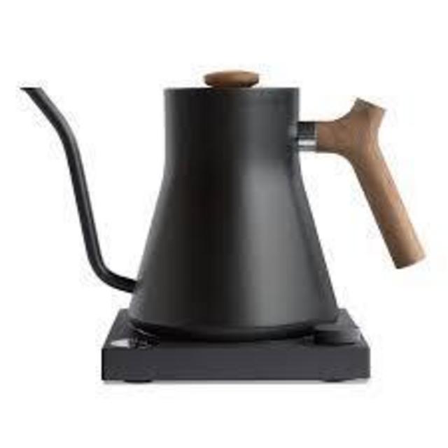 Fellow Stagg EKG, Electric Pour-over Kettle For Coffee And Tea, Matte Black, Variable Temperature Control, 1200 Watt Quick Heating, Built-in Brew Stopwatch