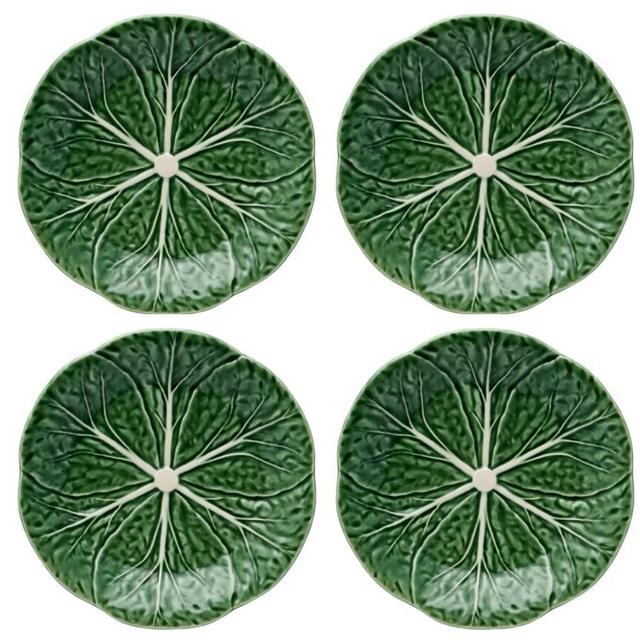 Cabbage Salad Plate - Green - Set of 4
