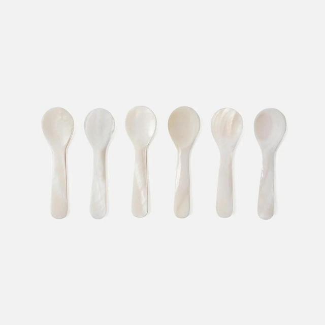Cora Shell Mini Spoons, Set of 6