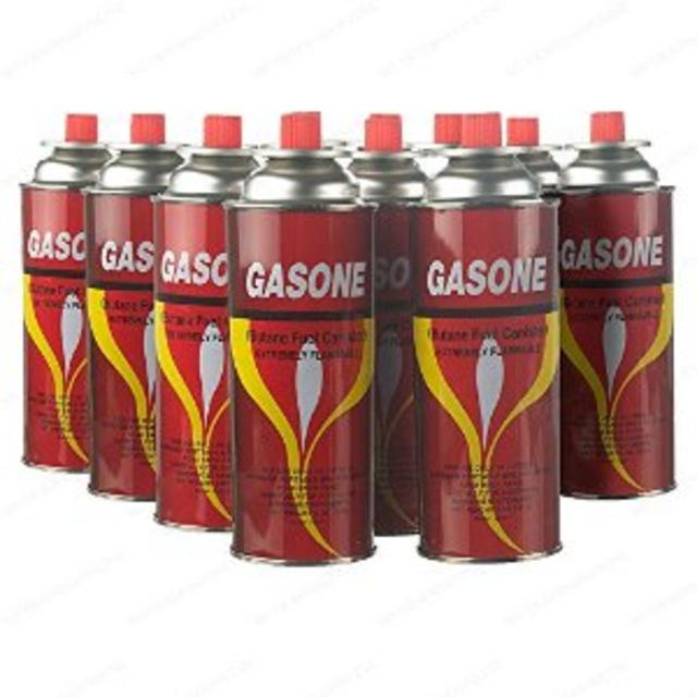 12 Butane Fuel GasOne Canisters for Portable Camping Stoves