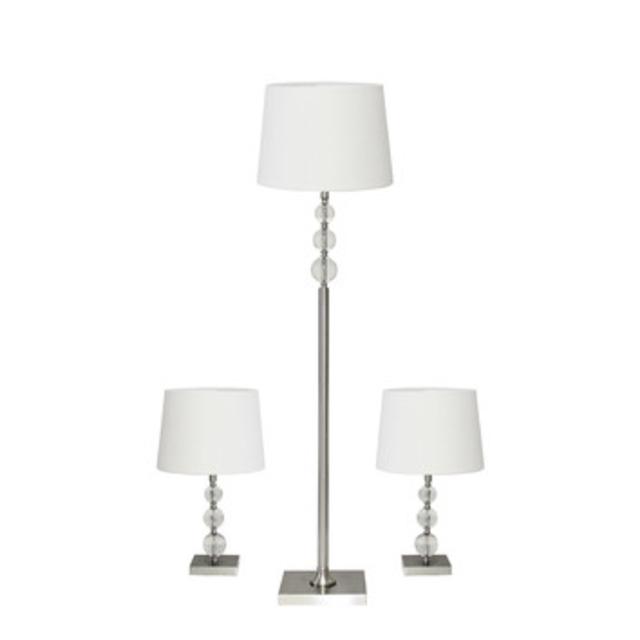 Classic 3 Piece Table and Floor Lamp Set by Adesso