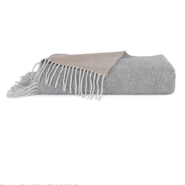 Design Within Reach - Dolce Two-Tone Throw Dolce Two-Tone Throw