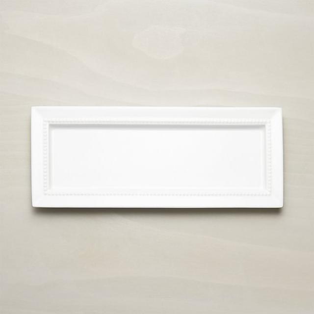 Staccato White Pearl Server