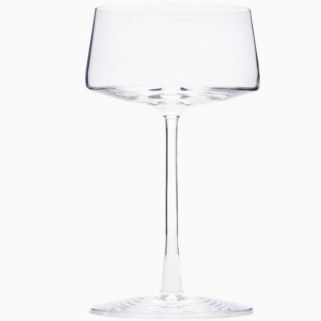 Horizon Collection, Champagne Coupe, Set of 4, Clear