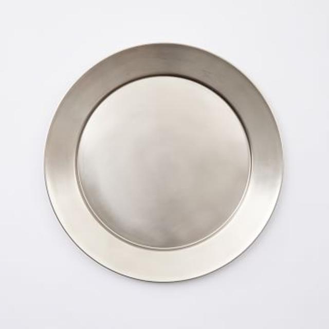 Pewter Metal Charger