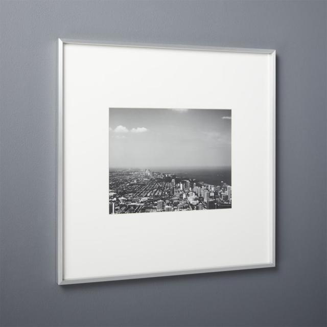 gallery brushed silver 11x14 picture frame