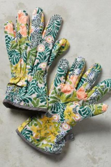 Floral Gardening Gloves