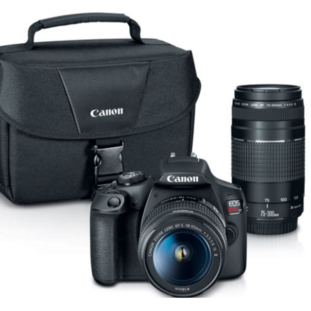Canon EOS Rebel T7 Double Zoom Lens Kit