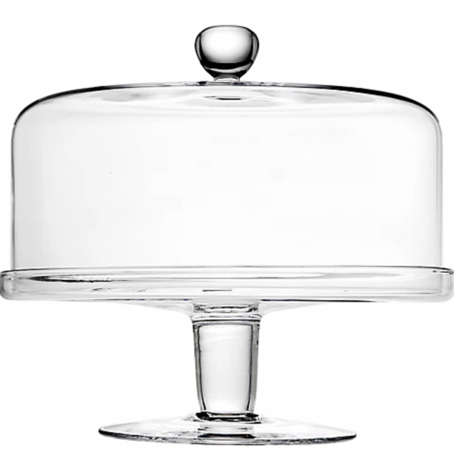 2-Piece Domed Cake Plate Set