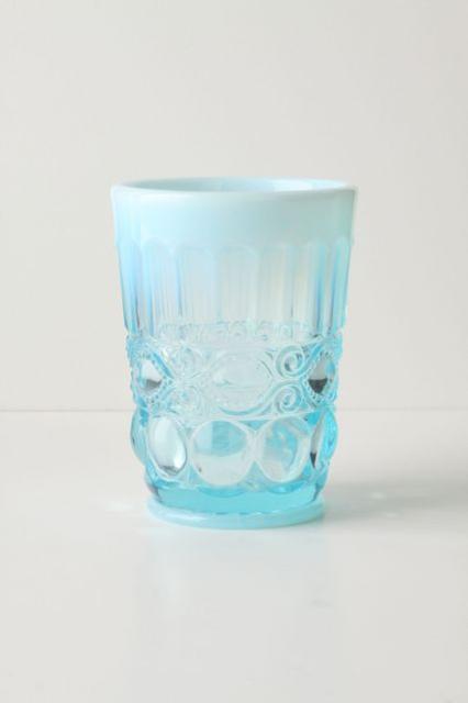 Opalescent Tumbler Blue