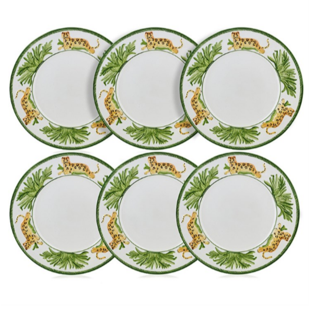 SCULLY & SCULLY LEOPARD PLATES