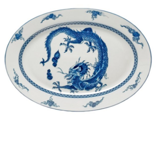 Mottahedeh Blue Dragon Serving Platter