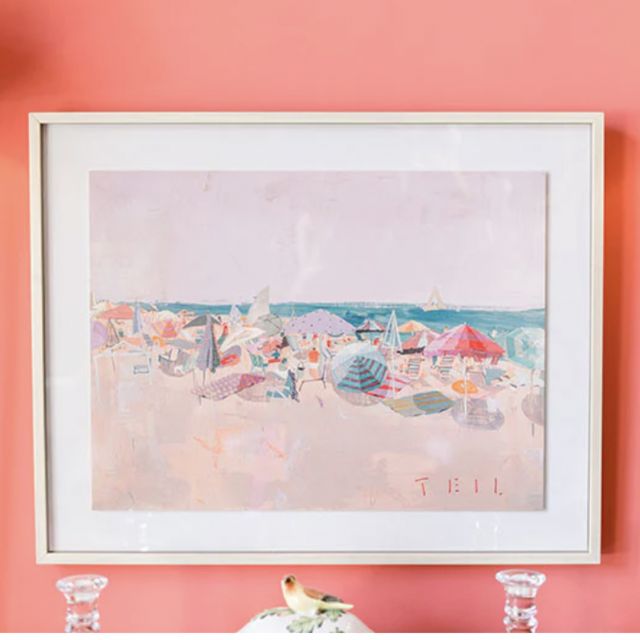 Plum Coast Framed Print, 24" x 29.75"