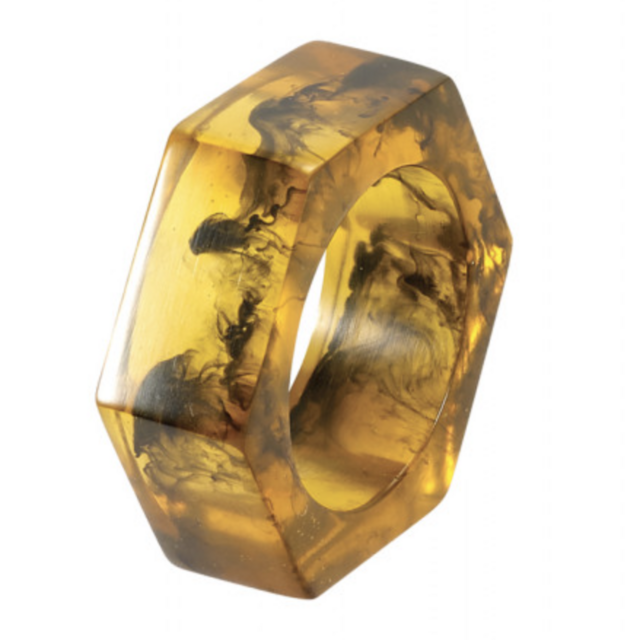 Piper Tortoise Napkin Rings, Set of Four | Gracious Style